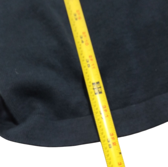 Cabi Boathouse Long Open Patch Pocket Cardigan Stripe Navy White Size Small - Picture 7 of 7